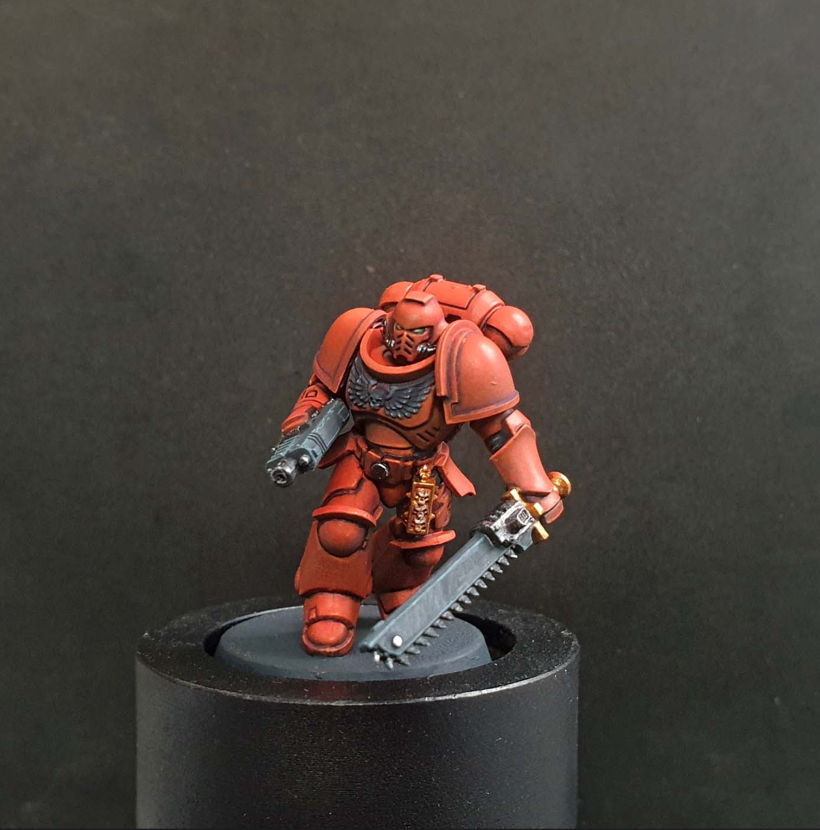 Blood Angels guide to completed model