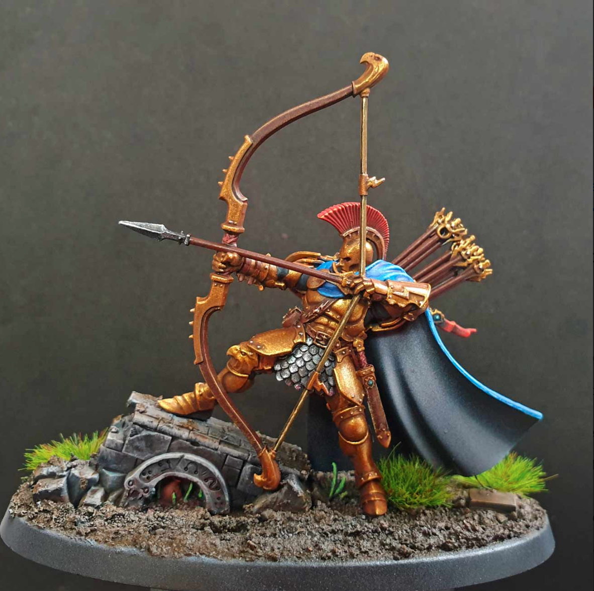 Knight-Judicator finished model gold armor tutorial