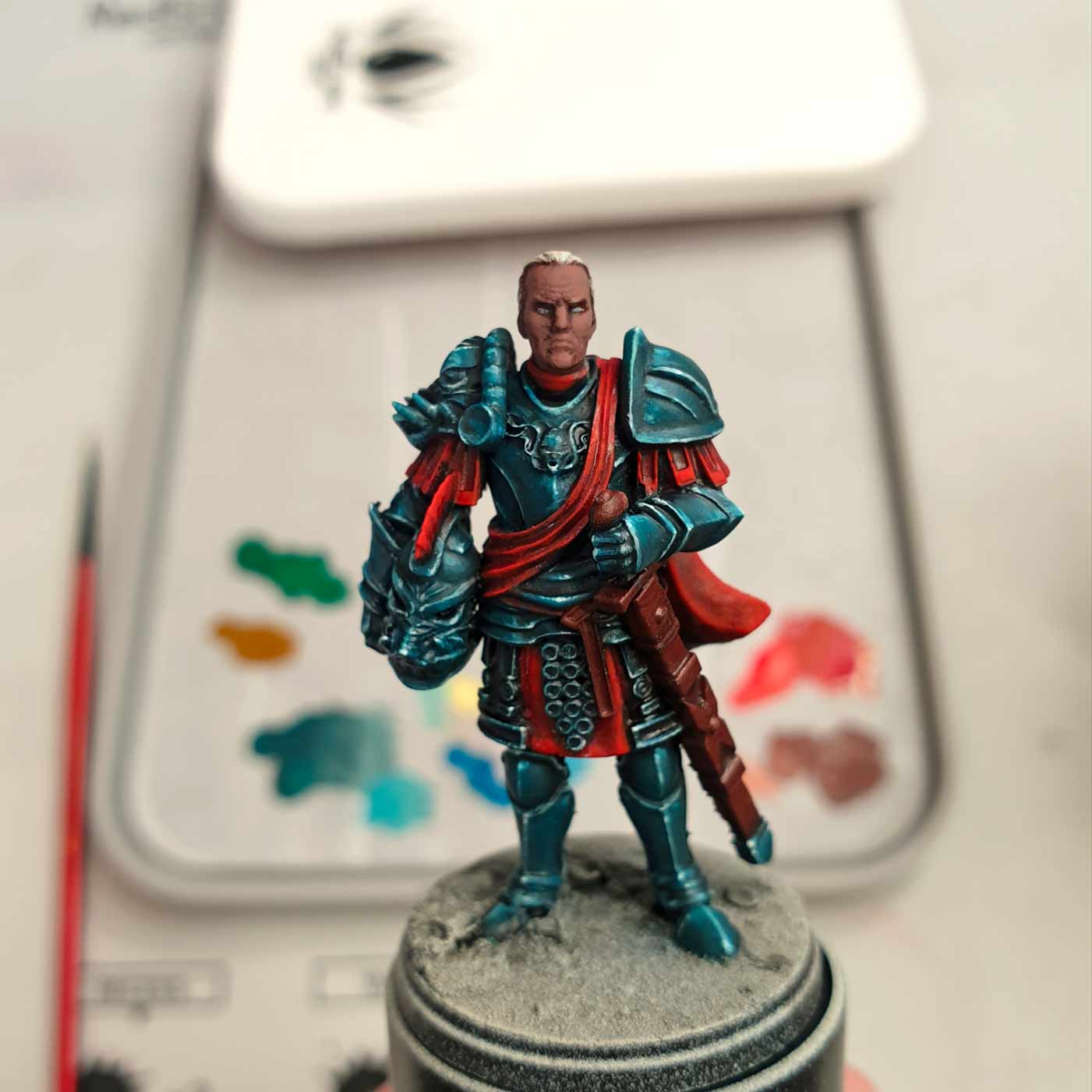 step up your miniature painting rgg redgrassgames painting guide tutorial parabellum conquest last argument of kings one hundred kingdoms imperial officer nmm part 2