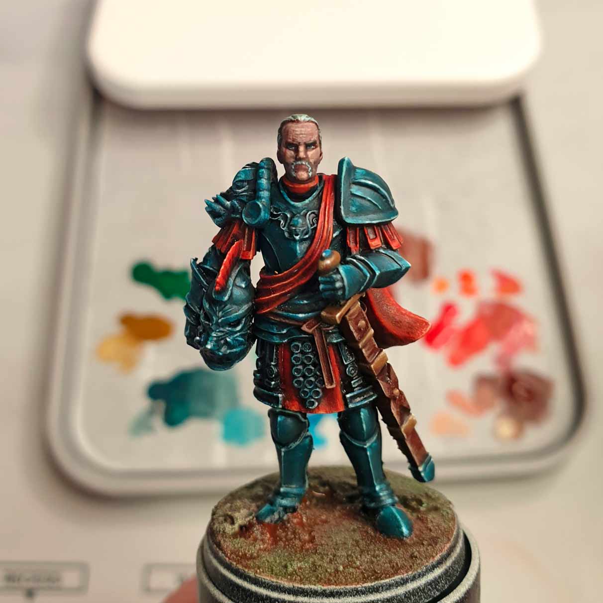 step up your miniature painting rgg redgrassgames painting guide tutorial parabellum conquest last argument of kings one hundred kingdoms imperial officer complete