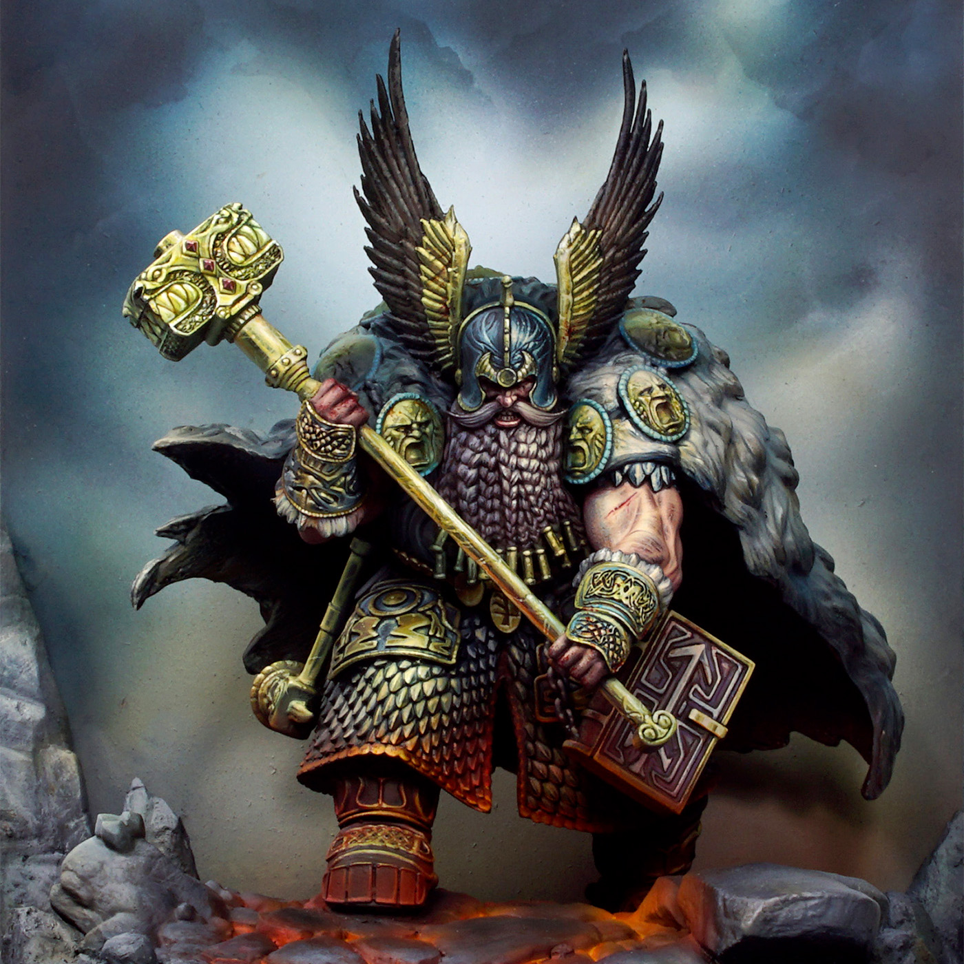 david arroba pintor profesional de miniaturas